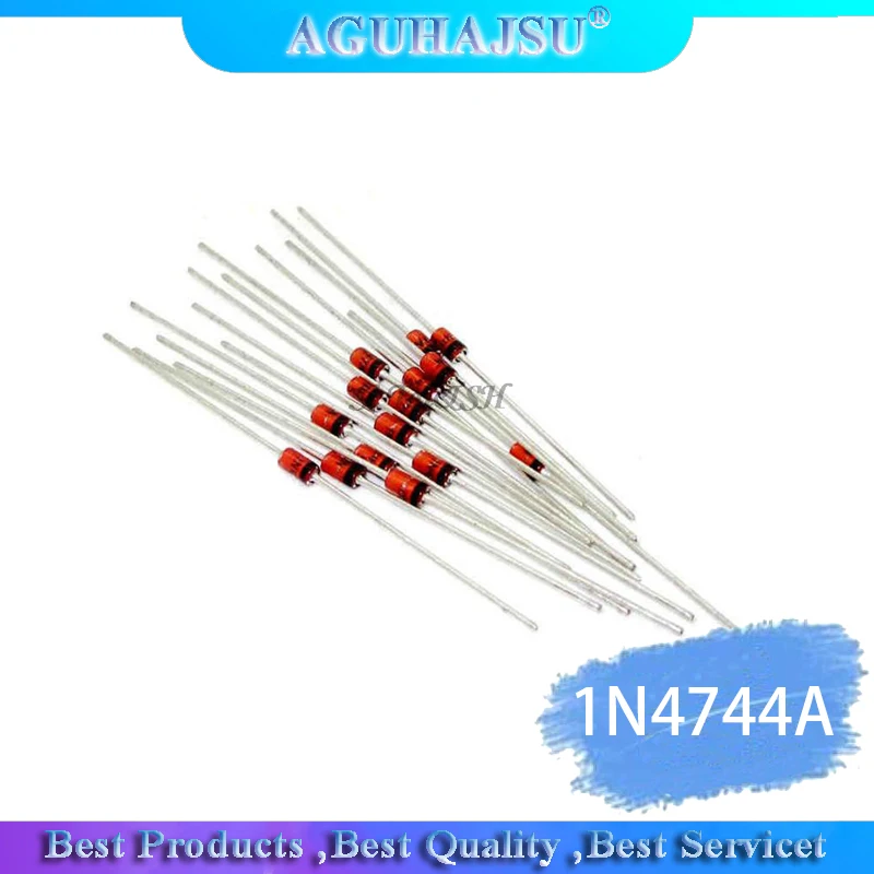 100 шт 1W 15V 1N4744A 1N4744 DO-41 диод | Электронные компоненты и принадлежности