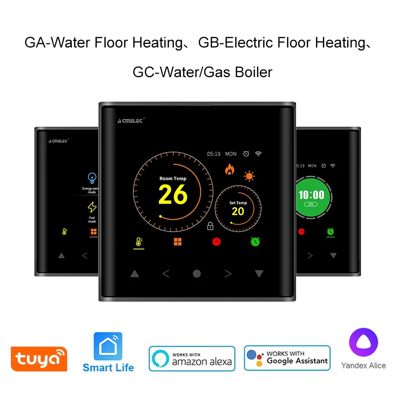 

Tuya Smart Floor Heating Wifi Thermostat For Electric/Water/Gas Boiler Room Temperature Remote Controller for Google Home\Aleax