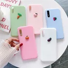 Милый 3D фрукты персик авокадо винограда силиконовый чехол для мобильного телефона для Samsung Galaxy J4 J6 J4plus J6 плюс J8 A6 A8 плюс A9 A7 2018 мягкий чехол