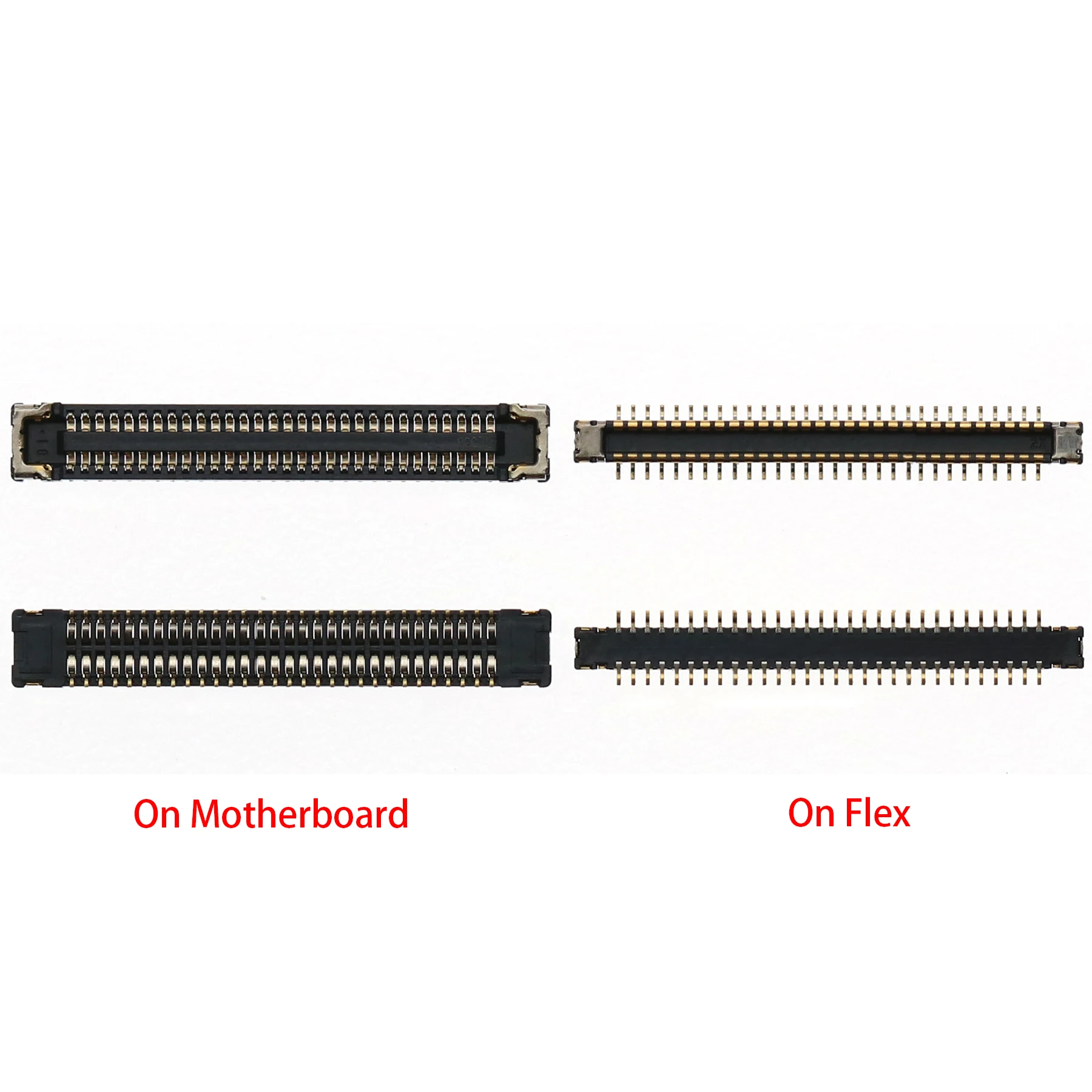 

10pcs LCD Display FPC Connector Port On Board For Samsung Galaxy A01 A015V A015F 2020 A015 Screen Plug On Flex Cable 60 Pin