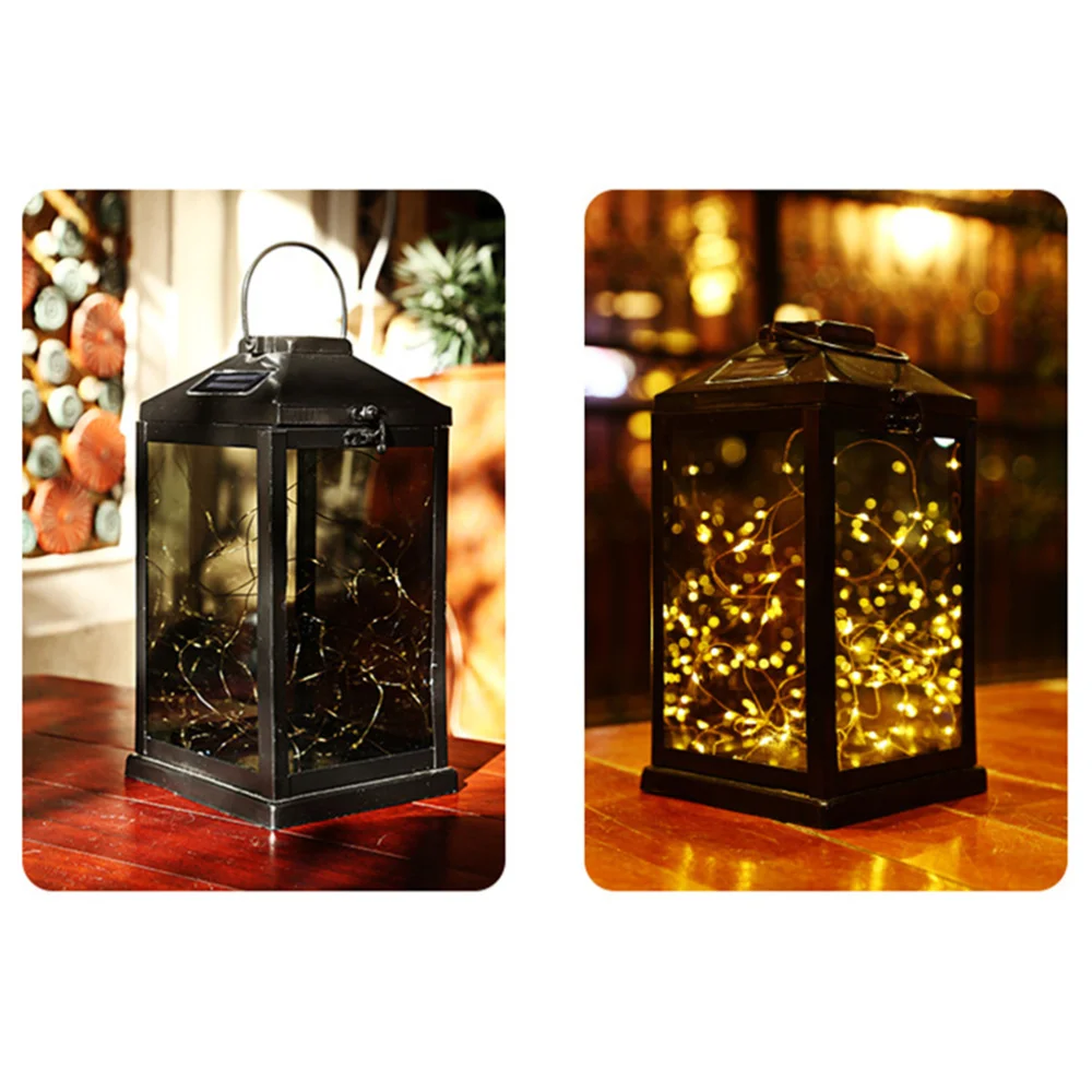

Solar Decorative Lantern Outdoor Waterproof Lamp Hanging Garden Light for Balcony Corridor (Medium)