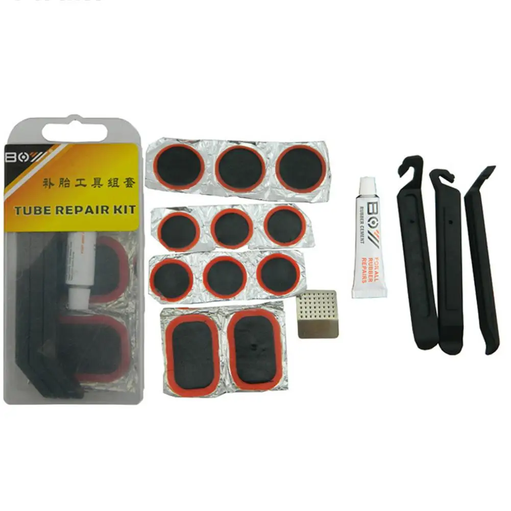

Bicycle Bike Tire Repair Kit Tool Set Puncture Maintenance Tire Tyre Rubber Patch Mountain Bicycle Kit Cycling Repairing Tools