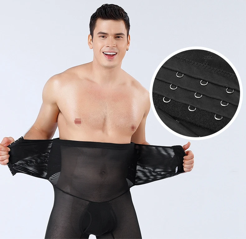 Для мужчин Корректирующее белье Body Shaper Корсет на живот пояс моделирования ремень