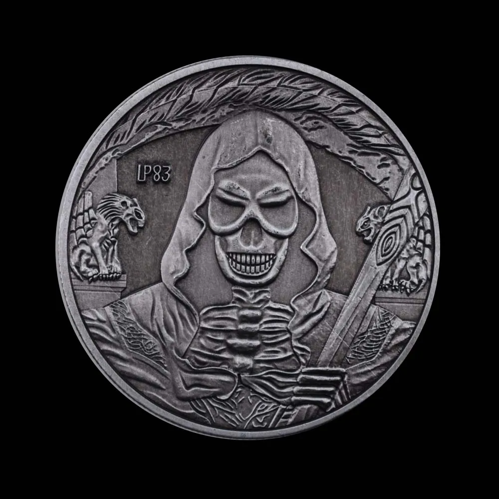 5 шт./компл. Niue Хэллоуин колдун Античная Серебряная Памятная монета коллекция