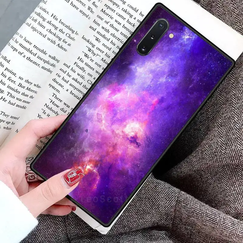 

Interstellar Purple Space Star Phone Cases For Samsung Galaxy S8 S9 S10 Plus S10E Note 3 4 5 6 7 8 9 10 Pro Lite cover