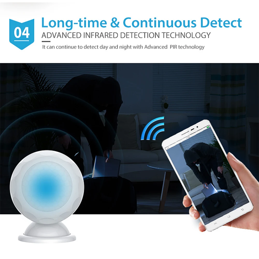 

Z-wave Plus PIR Motion Sensor Temperature Home Automation Z wave Alarm System Motion Sensor EU 868.4MHZ TUYA SMART home security