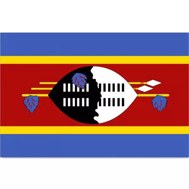 

60x90cm/90x150cm/120x180cm Kingdom of Eswatini Flag For Decoration