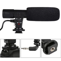 stereo microphone mic portable audio mic 01 professional camera dv 3 5mm external interview natural sound pick up 90 120 degrees