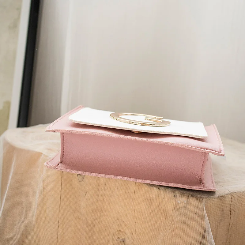 Корейская версия новой модной простой сумочки контрастных цветов сумка через