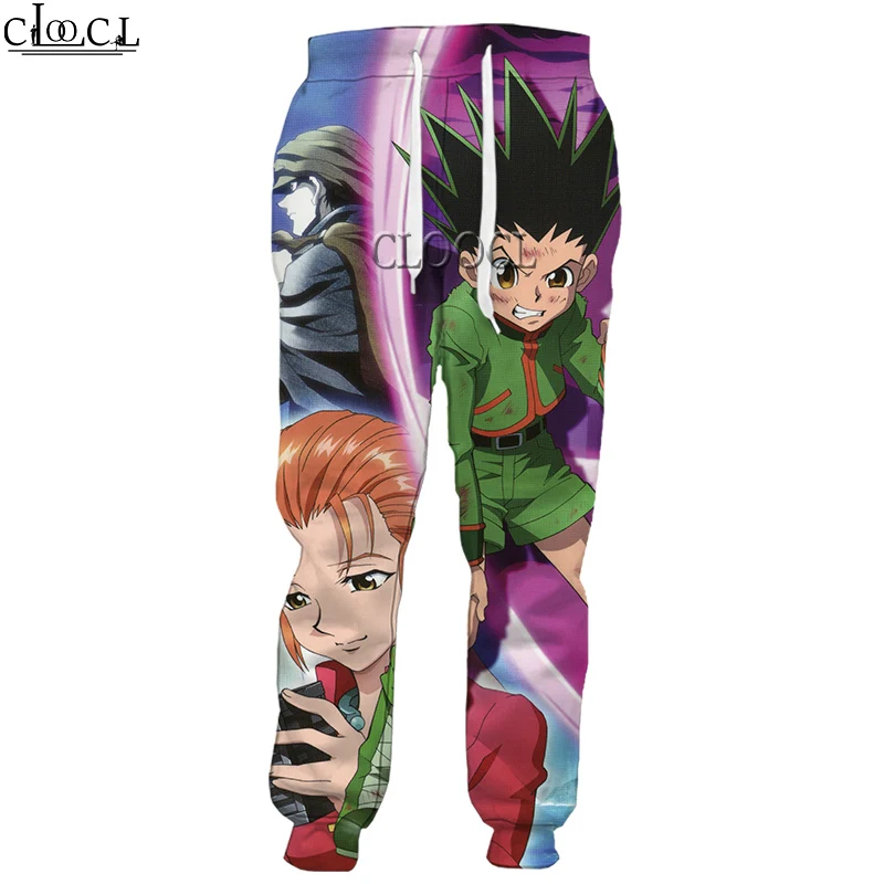 HX 2021 Новейшие японские аниме Hunter X 3D принт брюки Harajuku унисекс модные повседневные