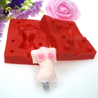 2022 new 3d body candle mold silicone wax mould female design art fragrance candle making soap chocolate cake decorating