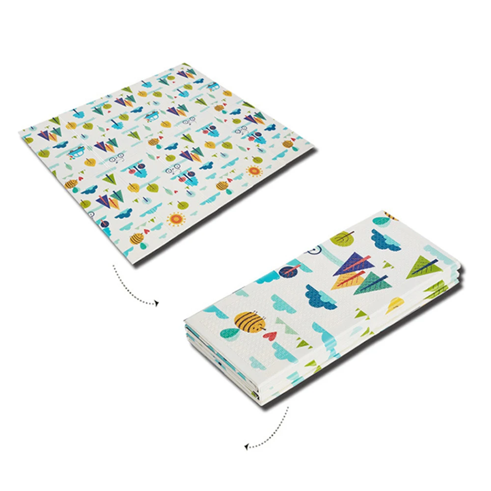 Детские блестящие детский игровой коврик складной головоломка для детей 200*150*1 см