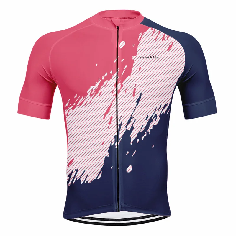 Майо ciclismo hombre Runchita pro Велоспорт Джерси короткий рукав MTB велосипедная майка Maillot tricota ciclismo para hombre - Цвет: Jersey  01