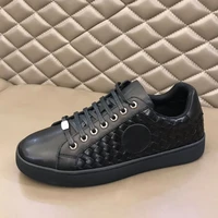 new high quality men shoes lace up genuine leather sneaker designer mens shoes luxury sneakers brand fashion designer shoes