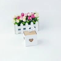 2050pcs romantic heart vintage kraft paper candy gift box wedding cardboard box cookie bags gift bags wrapping supplies