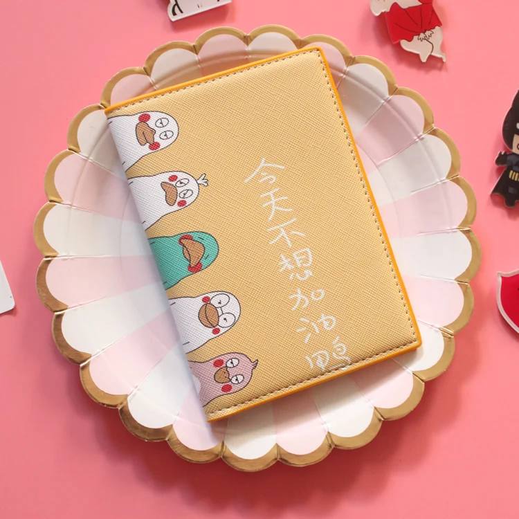 Сумка для паспорта &quotjiayouya&quot Обложка из кожи путешествий кактус ID держатель