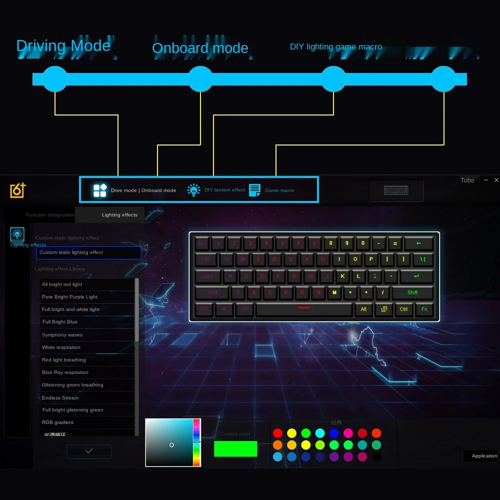 

Skyloong Mini Portable 60% Mechanical Keyboard Wireless Bluetooth Gateron Mx RGB Backlight Gaming Keyboard GK61 SK61 For Desktop