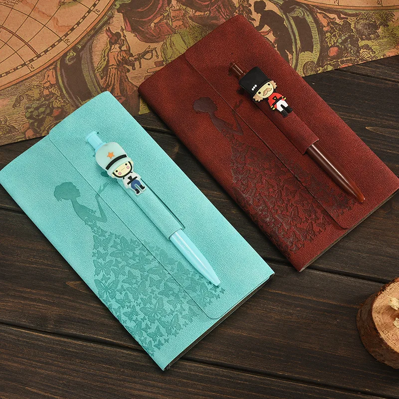 Мини дневник блокнот А6 креативная записная книжка путешественник журнал