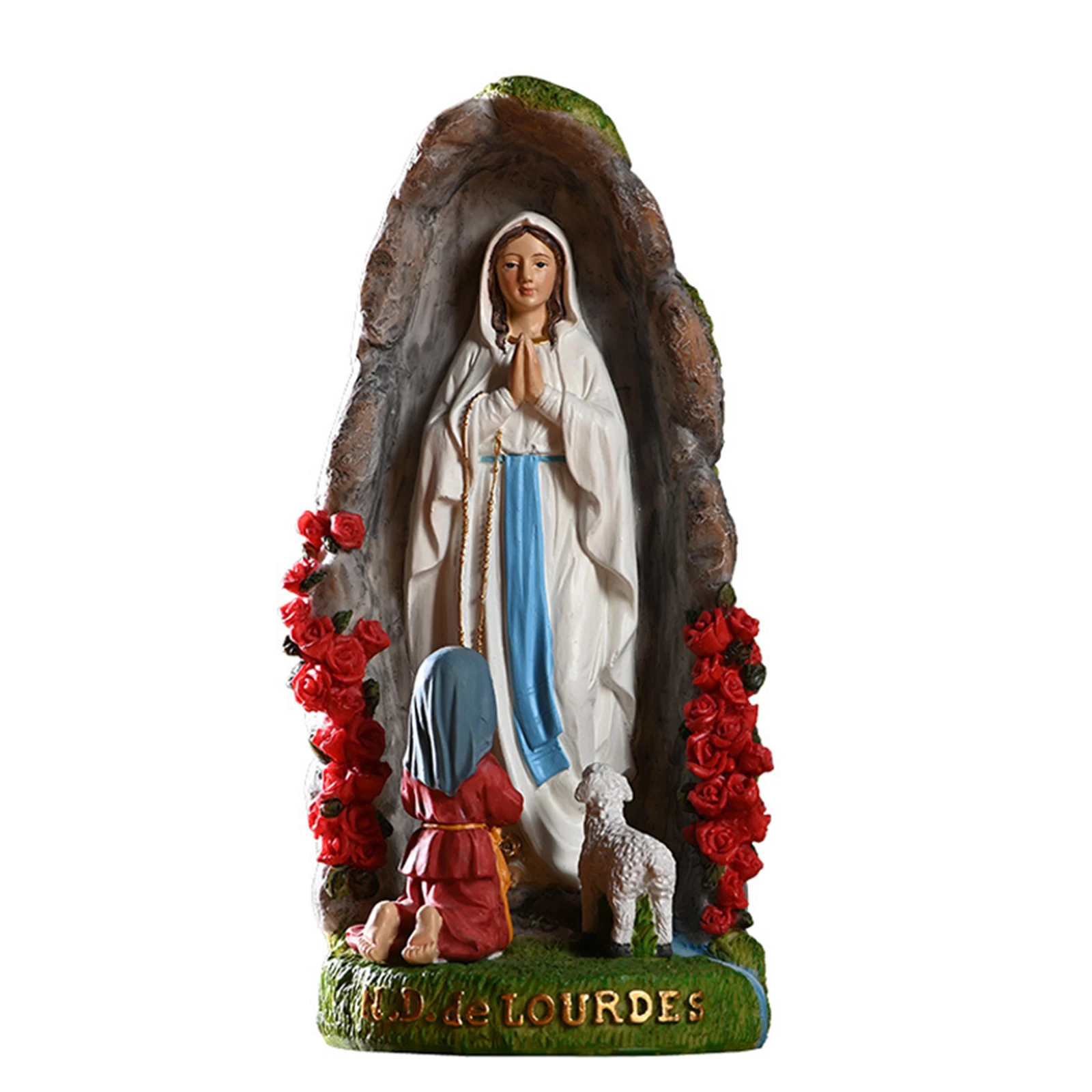 

Beautiful Virgin Mary Statue Sculptures Christian Desktop DisplayHome decorations FBS889