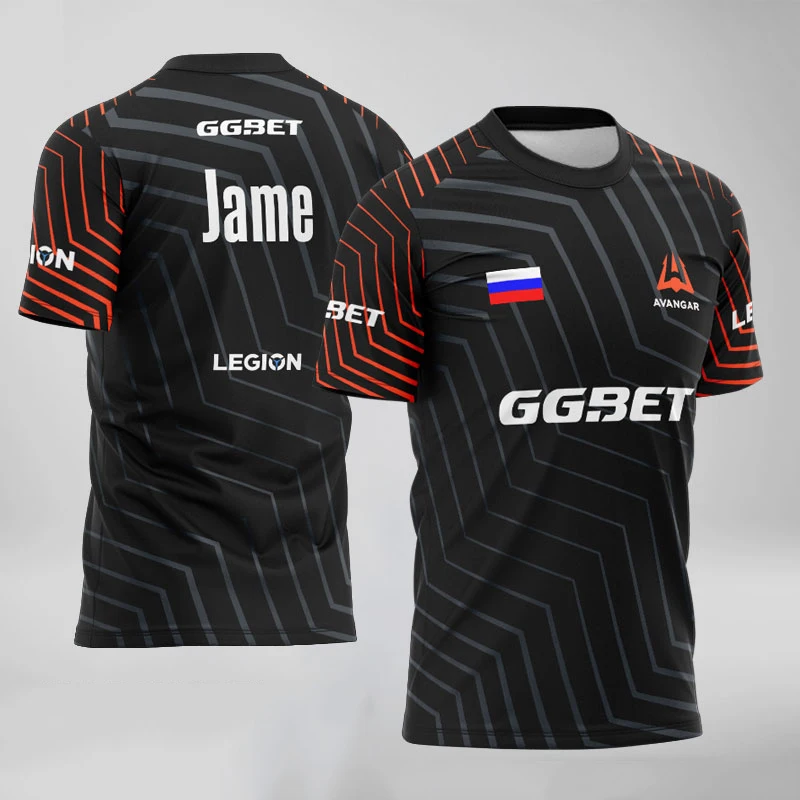 CSGO E-Sport AVANGAR команда униформа Trikots фанаты Angepasst ID футболка для женщин под заказ