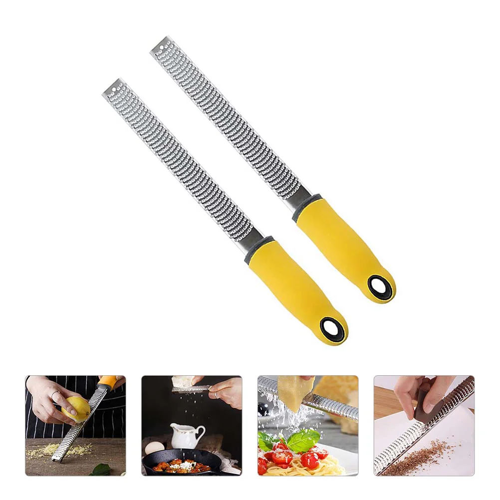 

2pcs Cheese Grater Vegetable Citrus Lemon Chocolate Slicer Peeler Kitchen Gadget