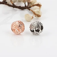 amaia hot sale 925 sterling silver family roots tree of life beads fit original bracelet women jewelry making gift