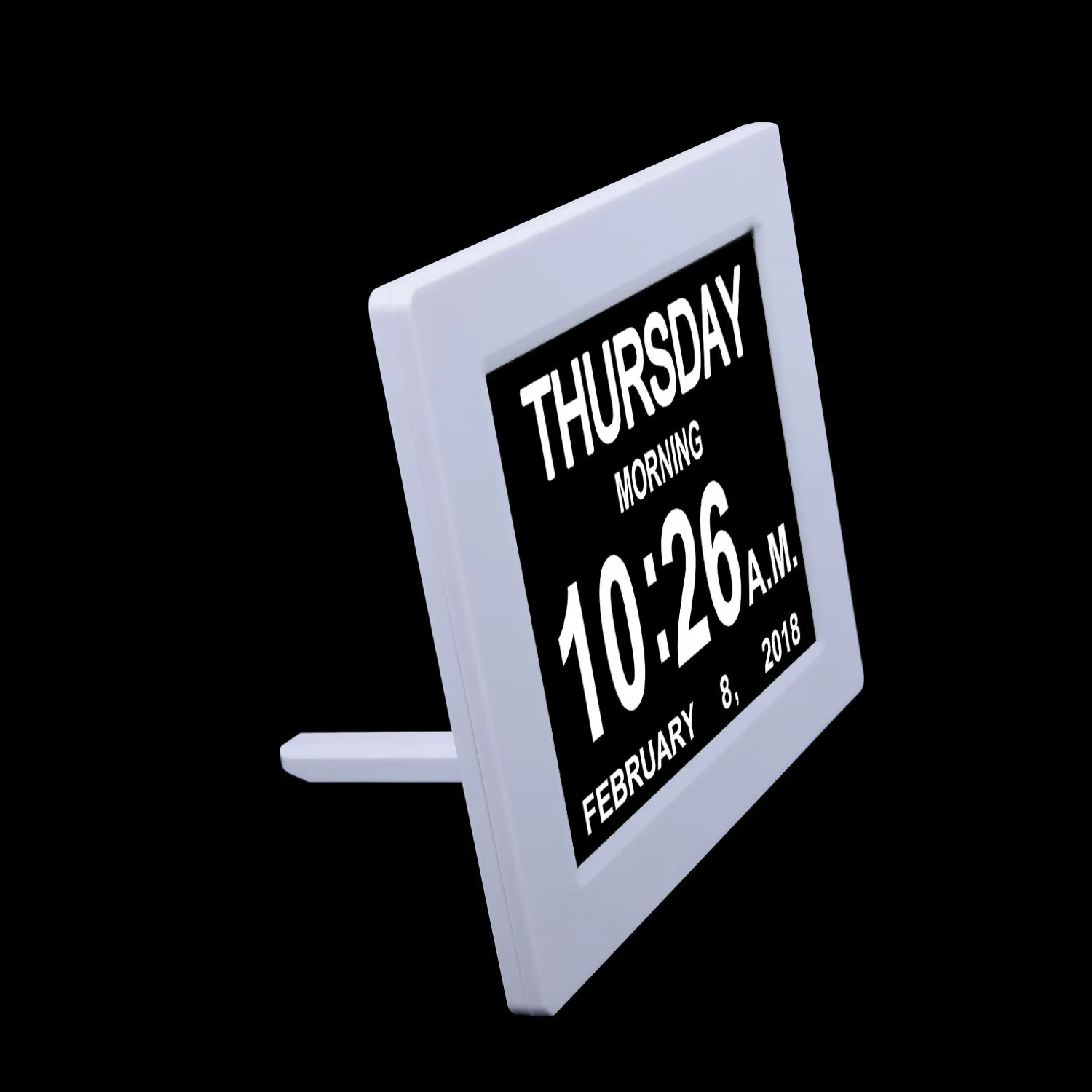 8 дюймов TFT большой светодиодный экран цифровой электронный будильник машина настенный календарь время День Неделя год дисплей 8 языков часы DC 5 В