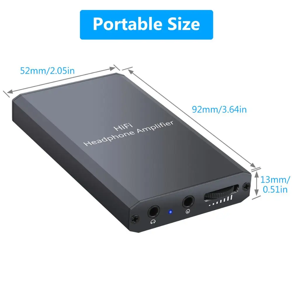 LiNKFOR HiFi усилитель для наушников 16-300 3 5 мм AUX портативный MP3 плееров iPods ноутбуки