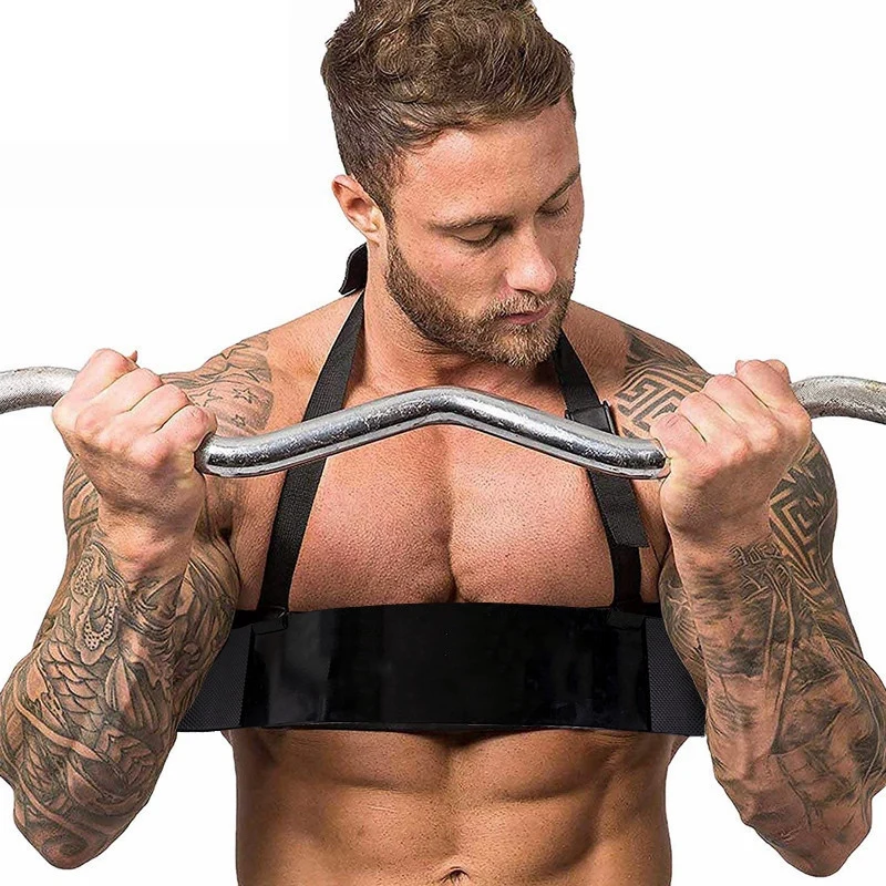 

Weight Lifting Arm Blaster Adjustable Aluminum Bodybuilding Bicep Bomber Arm Muscle Lifting Training Gym Equipment Black