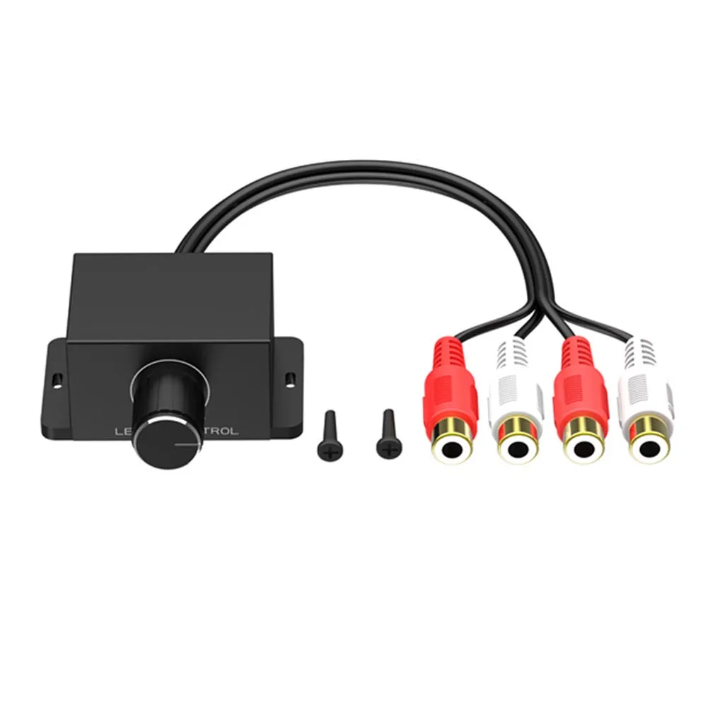 Interior Accessories Mini Bass Boost Level Audio Amplifier Stereo Adapter Remote Digital Volume Control Car Universal Knob | Автомобили и