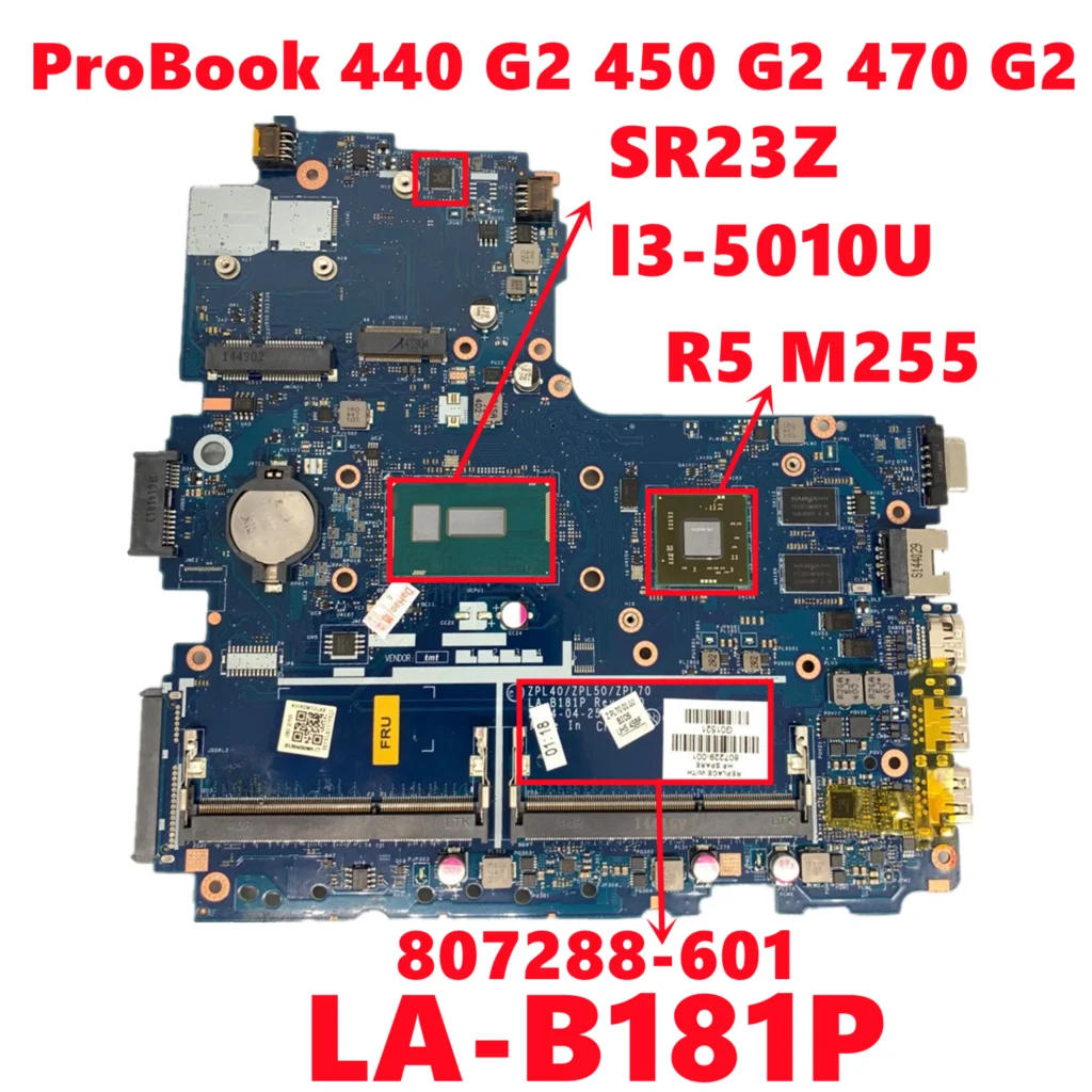 Материнская плата для ноутбука HP ProBook 807288 G2 601 501 - купить по выгодной цене |