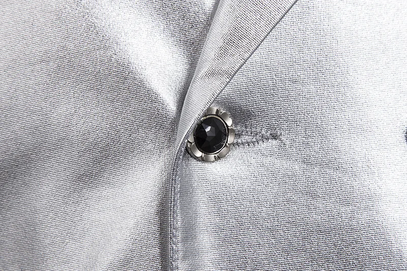 

Mens Turn-down Collar Steampunk Suit Vest 2021 Shiny Gold Coated Metallic Nightclub Vest Waistcoat Men Party Stage Prom Vests