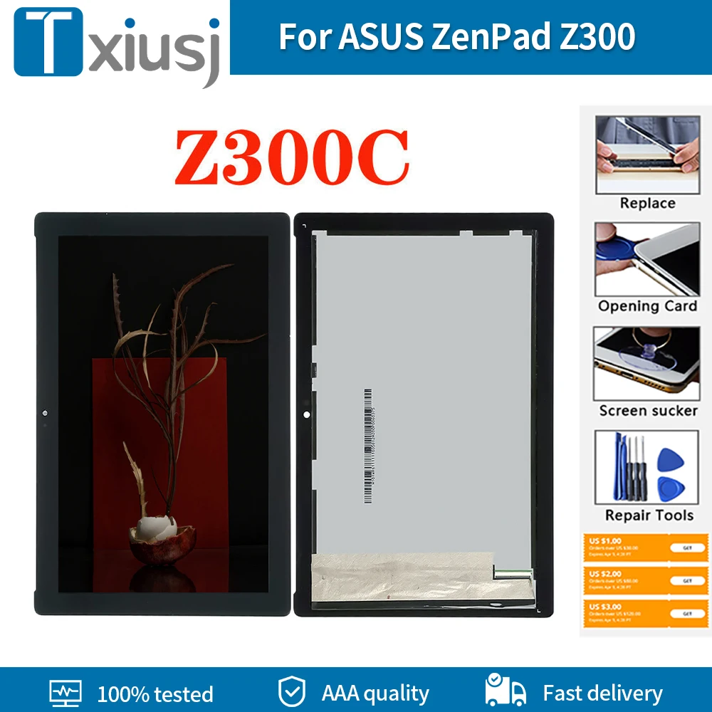 10.1'' Original For ASUS ZenPad Z300 LCD Display Touch Screen Digitizer For ASUS ZenPad Z300C Z300CG Z300M P00C P021 Z301MFL