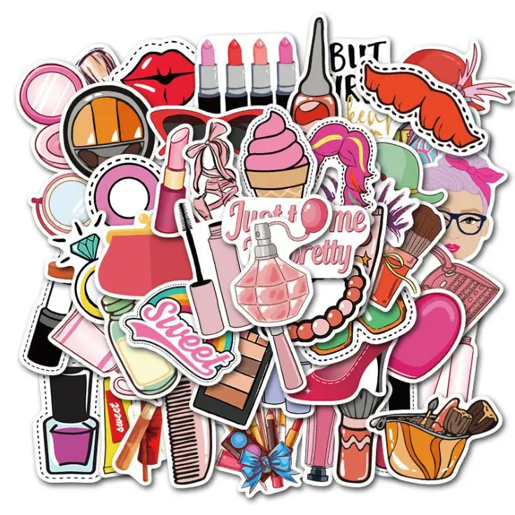 Мультяшные кавайные детские наклейки Vsco для девочек водонепроницаемые ПВХ
