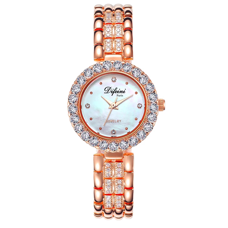 Часы Difini женские кварцевые деловые водонепроницаемые повседневные модные с