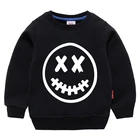 Толстовка с капюшоном для маленьких мальчиков и девочек, Детская осенняя новинка, Весенняя хлопковая повседневная одежда с принтом, топы