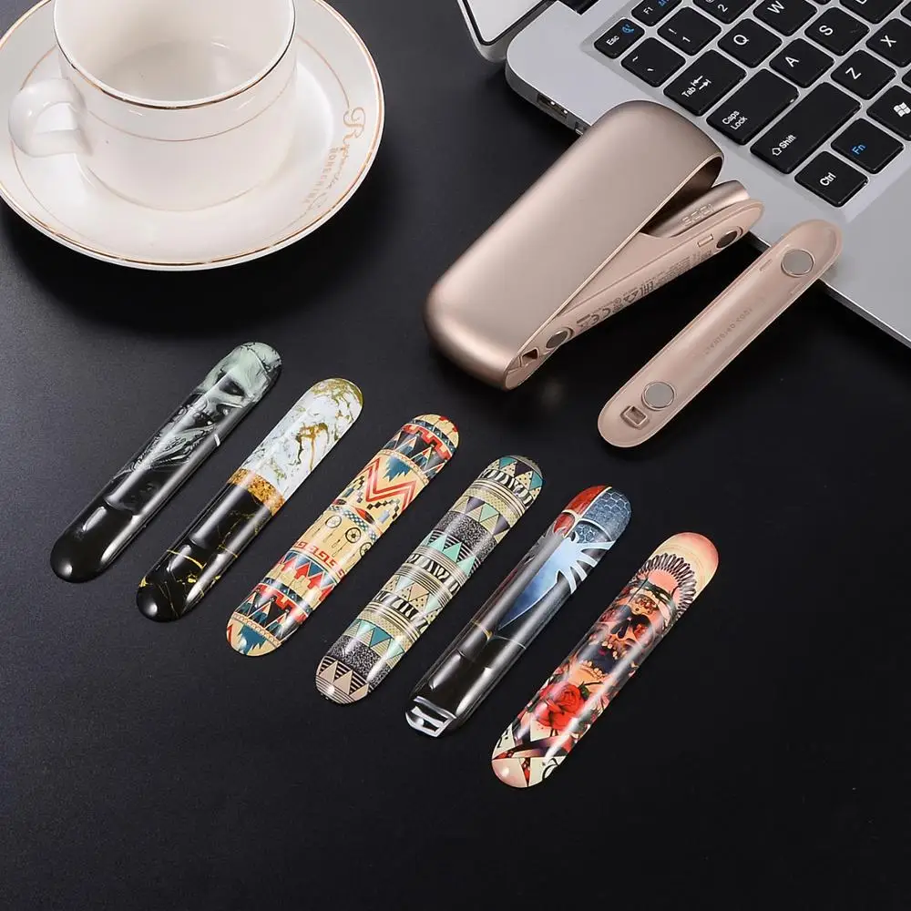 Новинка 2019! Сменные магнитные колпаки Camo Stone для IQOS 3 0 внешний чехол s Vape боковая