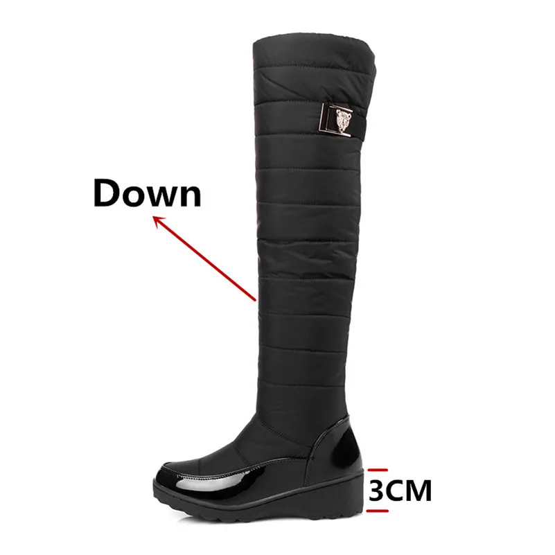 Dilalula/Лидер продаж женские зимние сапоги теплые меховые на танкетке пикантные