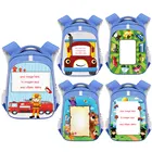 Индивидуальное изображение имени на рюкзаке, детские школьные сумки, пожарная машина, доктор, животное, Детский рюкзак для детского сада, сумка для книг