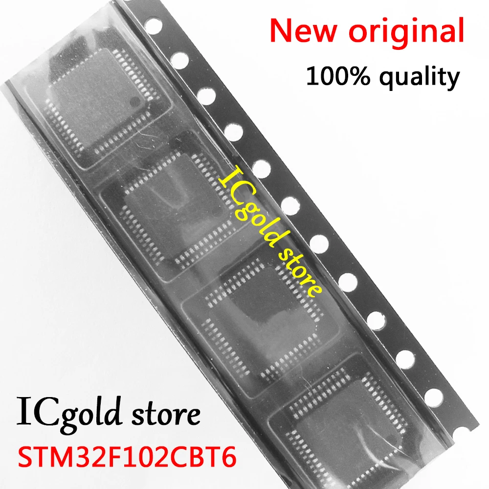 5-10 шт. STM32F102CBT6 STM32F102 32F102CBT6 STM32F 102CBT6 QFP-100 | Электронные компоненты и принадлежности