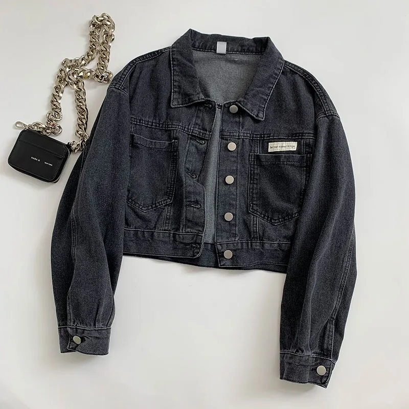 Женский летний костюм яркая Модная Джинсовая куртка в Корейском стиле новинка 2021