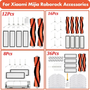 Hepa фильтр Швабра тряпка щетка для Xiaomi для Roborock 1S S50 S55 S5 Max S6MaxV S6 аксессуары Запчасти для робота-пылесоса 2