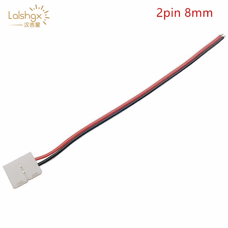10/20 шт./лот 2 контактный 8 мм/10 мм Одноцветный 4 10 RGB Легко Подключаемый разъем для