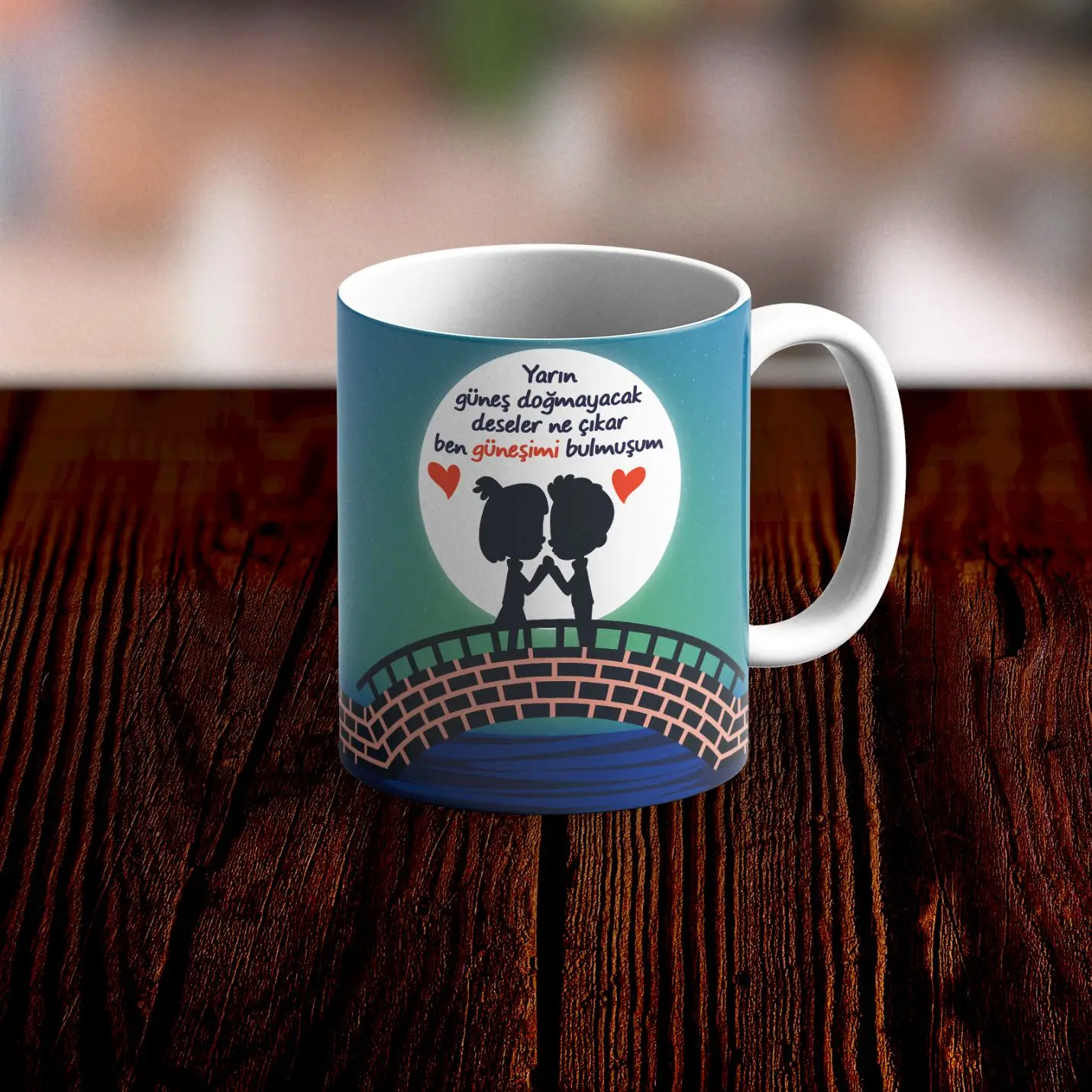

Romantic Design White Mug Cup No5