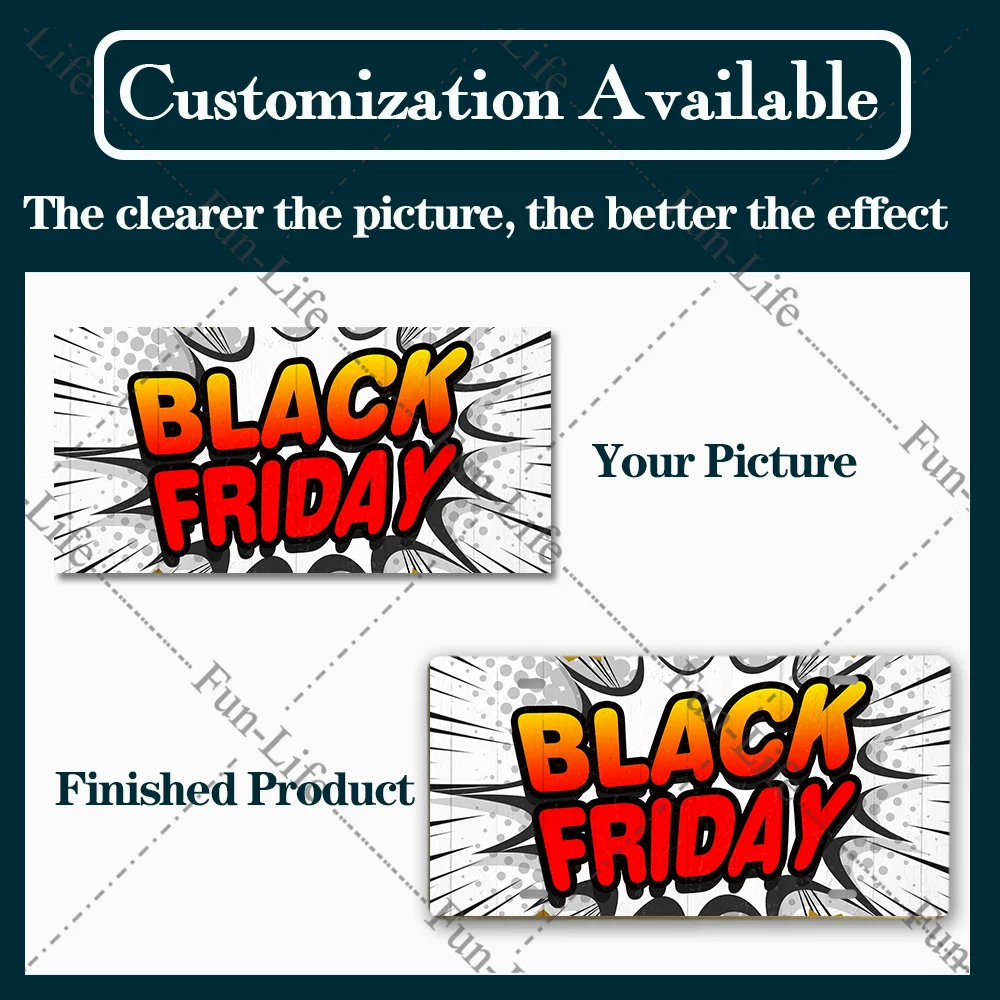 Black Friday Vintage Tin Sign Poster Store Market Club Promotions Wall Decoration Reminding Metal Painting Decor 15X30 CM | Дом и сад