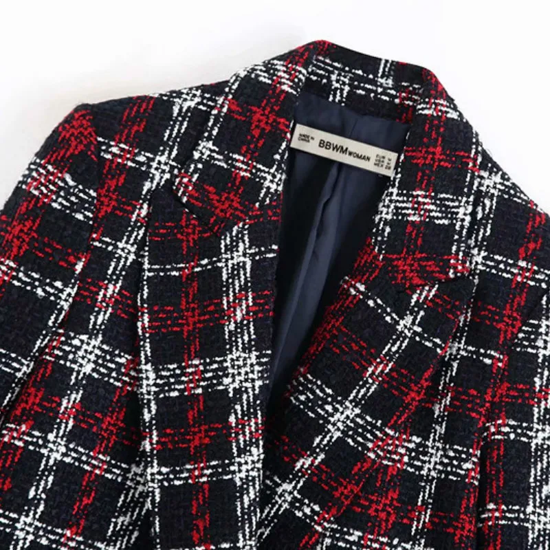 Vadim Veste Femme Zaful зимняя Длинная женская накидка в клетку длинный пуховик женские пальто Manteau Laine Casaco Rosa Preto Manteaux YL282