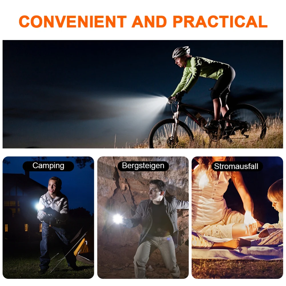 Передний велосипедный фонарь зарядка через USB Головной для горного и дорожного