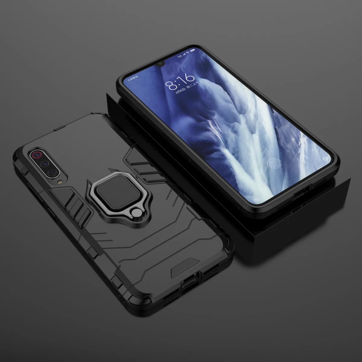 Магнитный чехол с кольцом-держателем для Xiaomi 9 Pro 9se CC9e Mi 8 8pro 6x телефона Redmi 6 6a 6pro 5PLUS