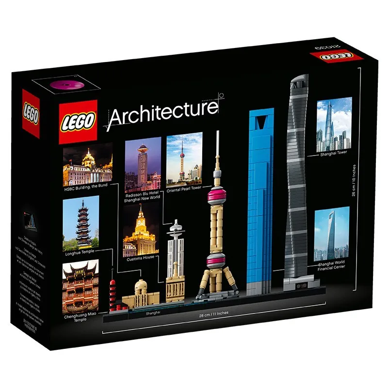 LEGO Architecture Series 21039 Skyline Шанхай строительные блоки игрушка | Игрушки и хобби