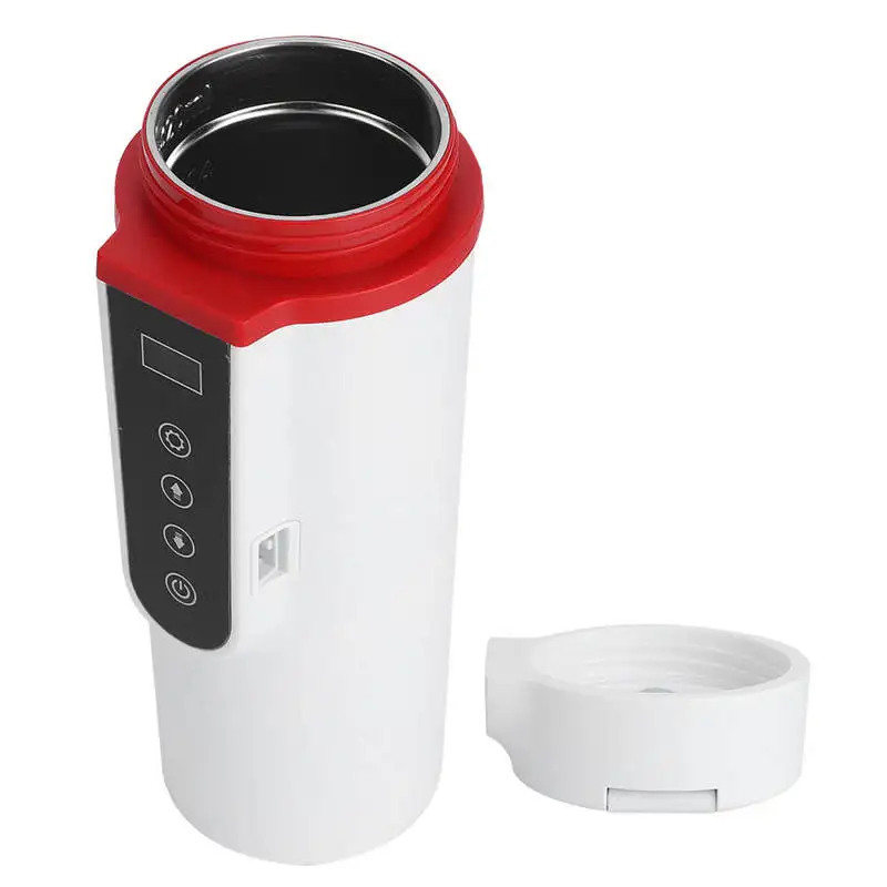 

ЖК-дисплей Дисплей Электрический чайник 420 мл 12V/24V автомобиль нагревательная чашка Регулируемый Температура бойлер газовый котел водонагр...